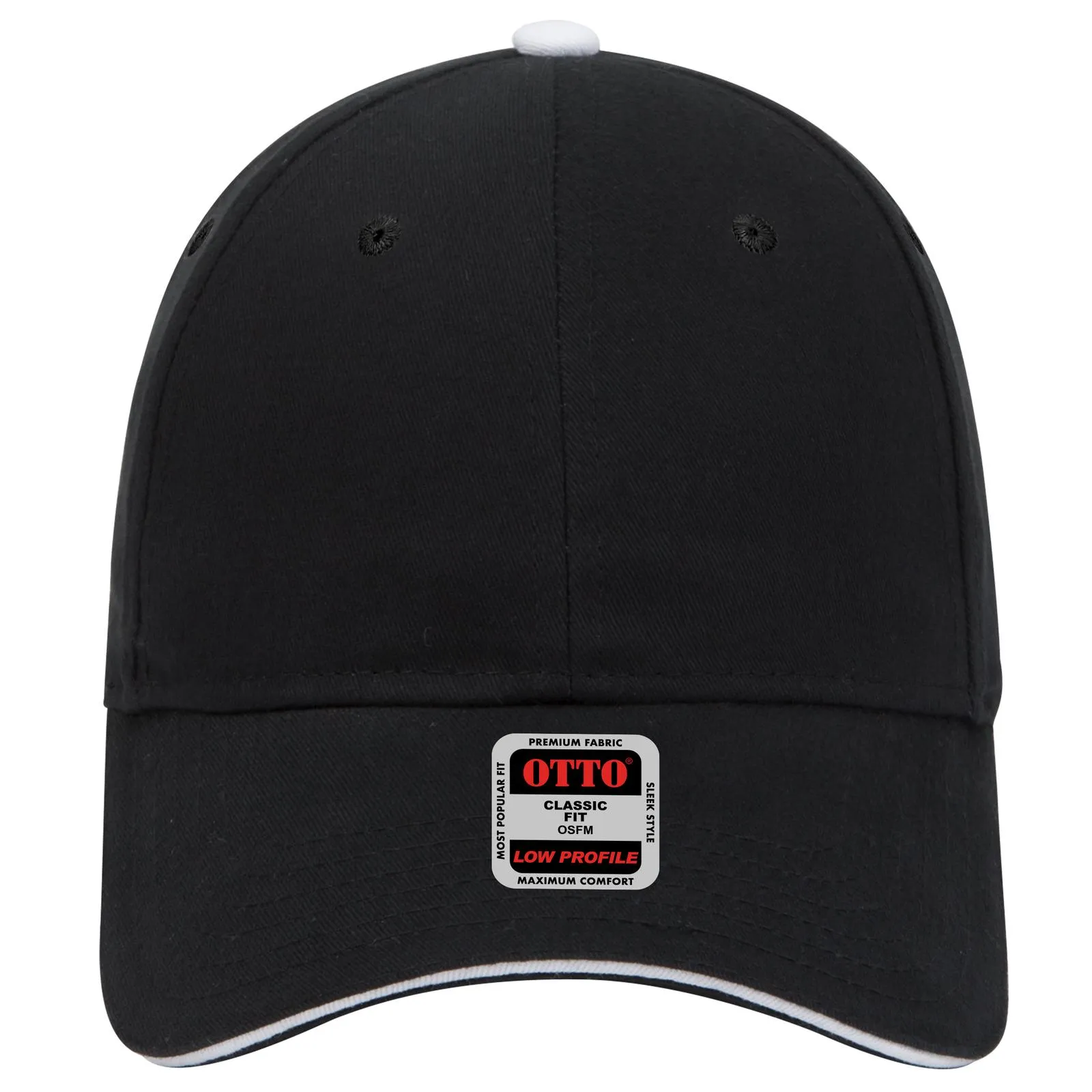 23-430 OTTO CAP 6 Panel Low Profile Baseball Cap