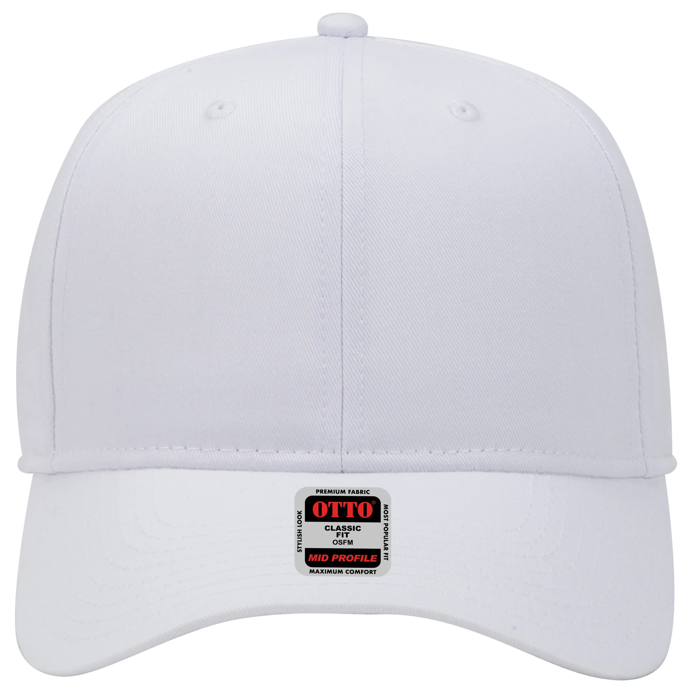 27-079 OTTO CAP 6 Panel Mid Profile Baseball Cap