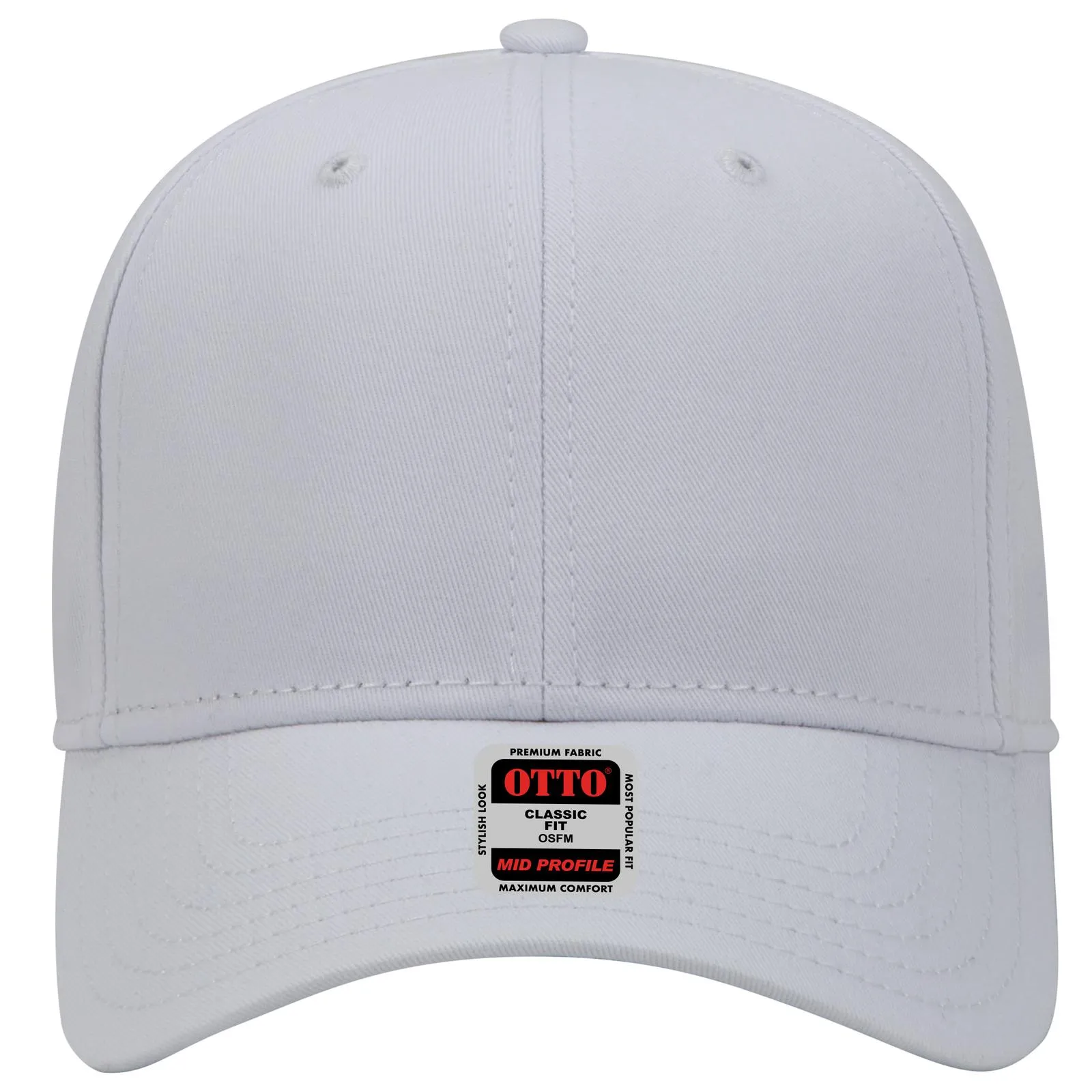 27-1235 OTTO CAP 6 Panel Mid Profile Baseball Cap