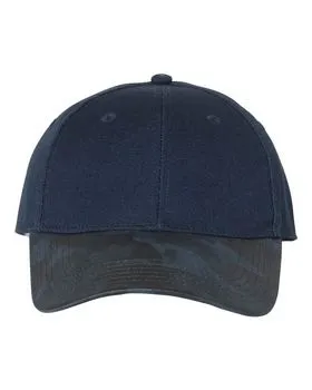 Outdoor Cap GHP100 Canvas Crown with Weathered Camo Visor Cap