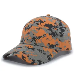 PACIFIC HEADWEAR 695C Digital Camo Hook-And-Loop Adjustable Cap