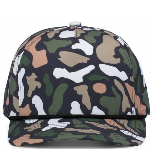 PACIFIC HEADWEAR P685 DUCK CAMO 5-PANEL TRUCKER CAP