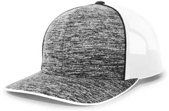 PACIFIC HEADWEAR 106C Aggressive Heather Trucker Snapback Cap