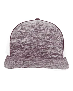 PACIFIC HEADWEAR 106C Aggressive Heather Trucker Snapback Cap
