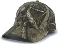 PACIFIC HEADWEAR 690C Structured Camo Hook-And-Loop Adjustable Cap