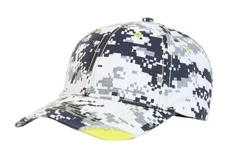 PACIFIC HEADWEAR 696C Distressed Camo Hook-And-Loop Adjustable Cap