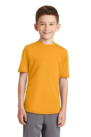 Port & Company PC381Y Youth Performance Blend Tee.