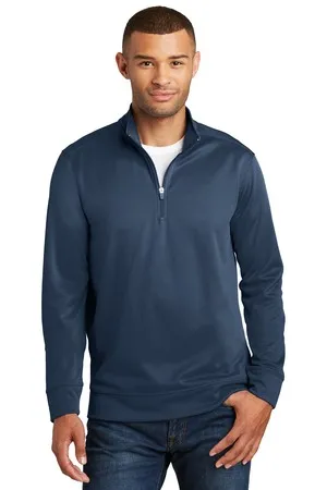 Port & Company PC590Q Performance Fleece 1/4-Zip Pullover Sweatshirt.