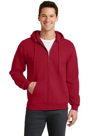 Port & Company PC78ZH - Core Fleece Full-Zip Hooded Sweatshirt.
