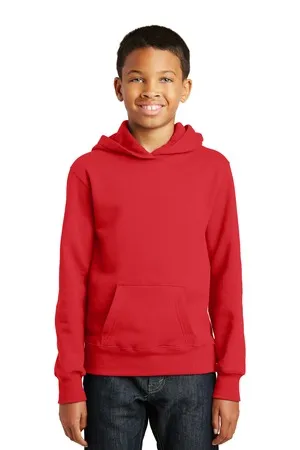 Port & Company PC850YH Youth Fan Favorite Fleece Pullover Hooded Sweatshirt.