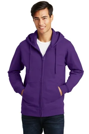 Port & Company PC850ZH Fan Favorite Fleece Full-Zip Hooded Sweatshirt.