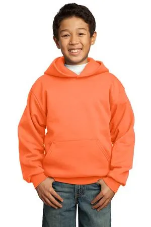 Port & Company PC90YH - Youth Core Fleece Pullover Hooded Sweatshirt.