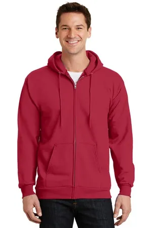 Port & Company PC90ZH - Essential Fleece Full-Zip Hooded Sweatshirt.