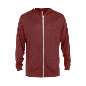 Platinum P910T Adult Tri-Blend Full Zip Hoodie