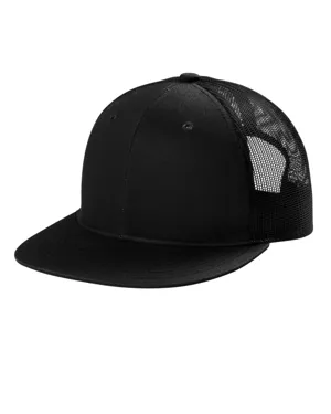 Port Authority C117 Snapback Flat Bill Trucker Cap 