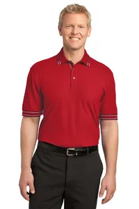 Port Authority K502  Silk Touch Tipped Polo.