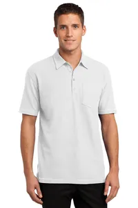 Port Authority K559  Modern Stain-Resistant Pocket Polo.