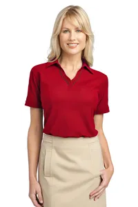 Port Authority L502  Ladies Silk Touch Piped Polo.