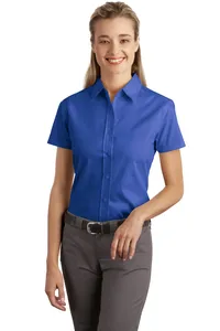 Port Authority L507  Ladies Short Sleeve Easy Care, Soil Resistant Shirt.