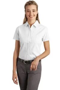Port Authority L507  Ladies Short Sleeve Easy Care, Soil Resistant Shirt.