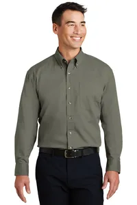 Port Authority S600T Long Sleeve Twill Shirt.