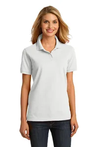 Port & Company LKP150  Ladies Ring Spun Pique Polo.