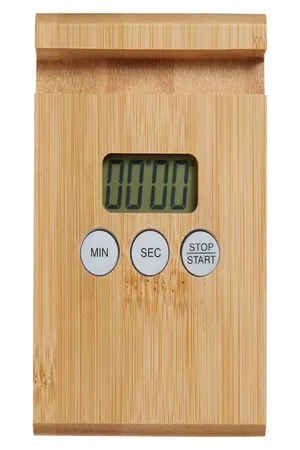 FT010 Prime Line Home & Table Bamboo Timer & Stand