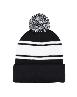 Prime Line AP115 Knit Beanie With Pom Pom