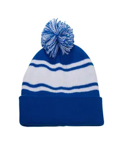 Prime Line AP115 Knit Beanie With Pom Pom