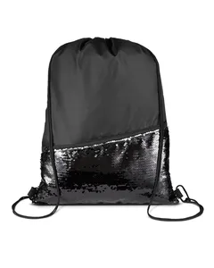 Prime Line BG166 Sequin Drawstring Backpack
