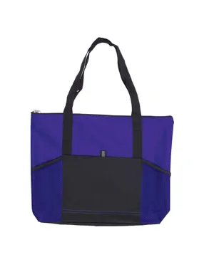 Prime Line BG507 Jumbo Trade Show Tote With Front Pockets