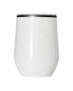 Prime Line MG380 12oz Budget Stemless Wine Tumbler With Lid