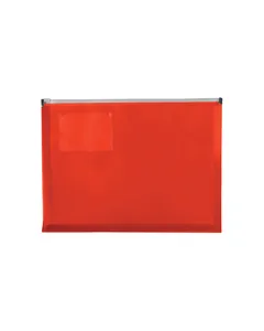 Prime Line PF203 Zip-Closure Envelope With Business Card Slot