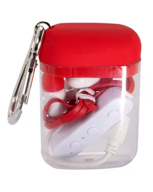 Prime Line PL-4827 Budget Wireless Earbuds In Carabiner Case