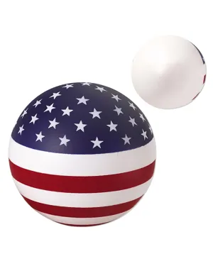 Prime Line SB974 Usa Patriotic Round Ball Stress Reliever