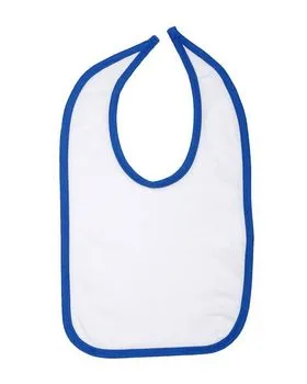 1004 Rabbit Skins Infant Contrast Trim Premium Jersey Bib