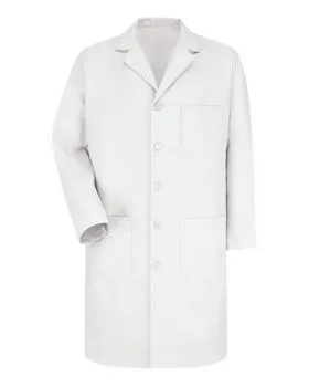 Red Kap KP14EXT Button Front Lab Coat Extended Sizes