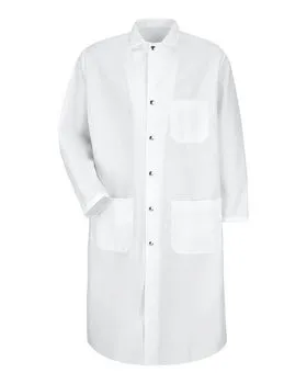 Red Kap KS58 Snap-Front Spun Polyester Butcher Coat