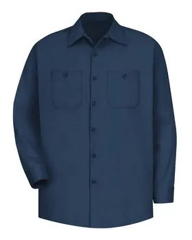 Red Kap SC30 Cotton Long Sleeve Uniform Shirt