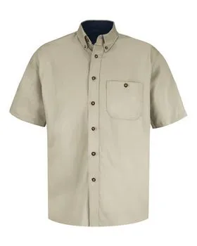 Red Kap SC64 Short Sleeve 100% Cotton Dress Shirt