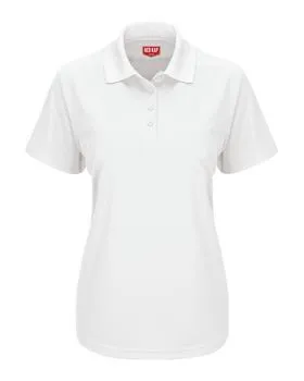 Red Kap SK97 Womens Short Sleeve Performance Knit Pocketless Core Polo