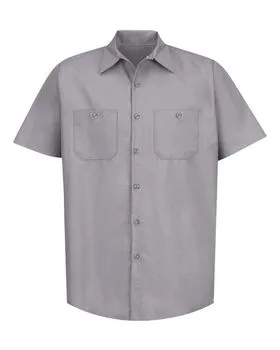 Red Kap SP24L Short Sleeve Work Shirt Long Size