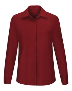 Red Kap SY31 Womens Performance Plus Long Sleeve Shop Shirt with Oilblok Technology