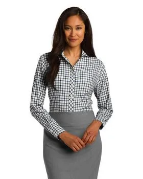 Red House RH75 Ladies Tricolor Check Non-Iron Shirt.