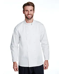 Artisan Collection by Reprime RP665 Unisex Studded Front Long-Sleeve Chefs Coat