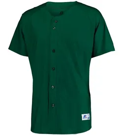 Russell Athletic 343VTM Raglan Sleeve Faux Button Front Jersey