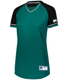 R01X3X Russell Athletic LADIES CLASSIC V-NECK JERSEY