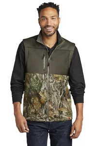 Russell Outdoors RU604  Realtree Atlas Colorblock Soft Shell Vest
