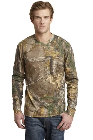 Russell Outdoors S020R ™ Realtree Long Sleeve Explorer 100% Cotton T-Shirt with Pocket.