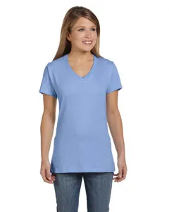 Hanes S04V Perfect-T Women’s V-Neck T-Shirt